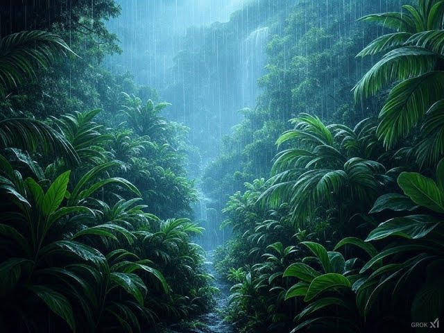 🌿 Jungle Rain Sounds | Relaxing Rain & Nature Ambience for Sleep, Meditation & Focus 🌧️✨