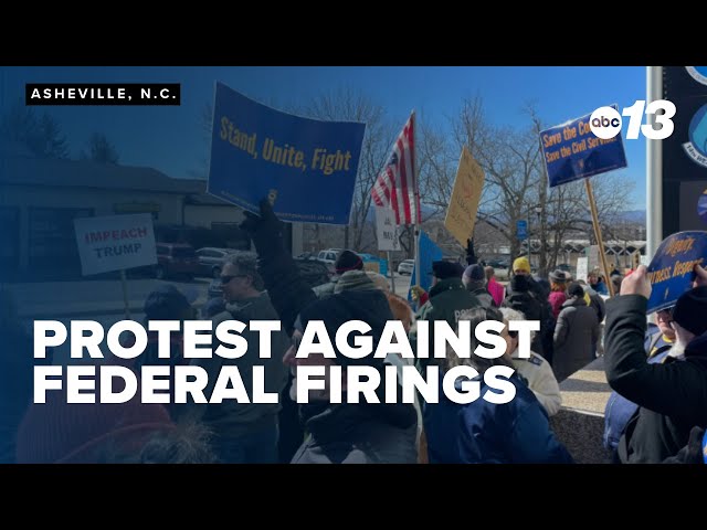 Protest against federal firings