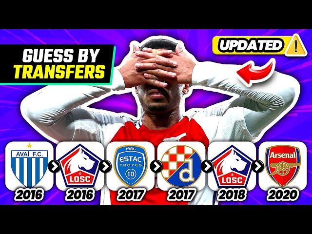 GUESS THE PLAYER BY THEIR TRANSFERS - HARD EDITION - SEASON 2024/2025| QUIZ FOOTBALL TRIVIA 2024