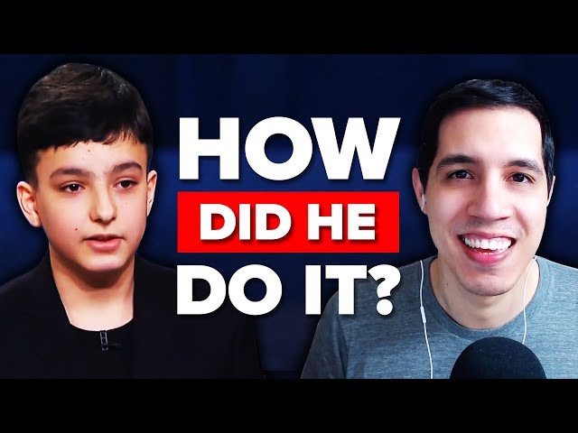 How To Be a Teenage SUCCESS: 14 Year Old Shervin Azar EXPLAINED