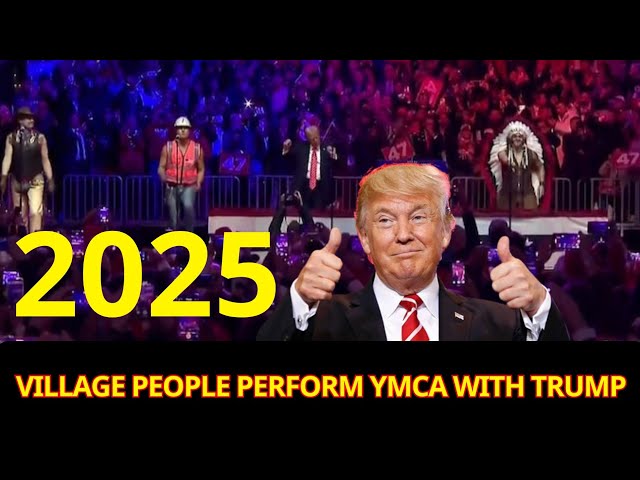 Village People Perform YMCA On The Stage With Trump 2025