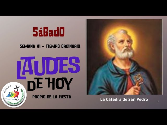 Laudes (oración de la mañana)