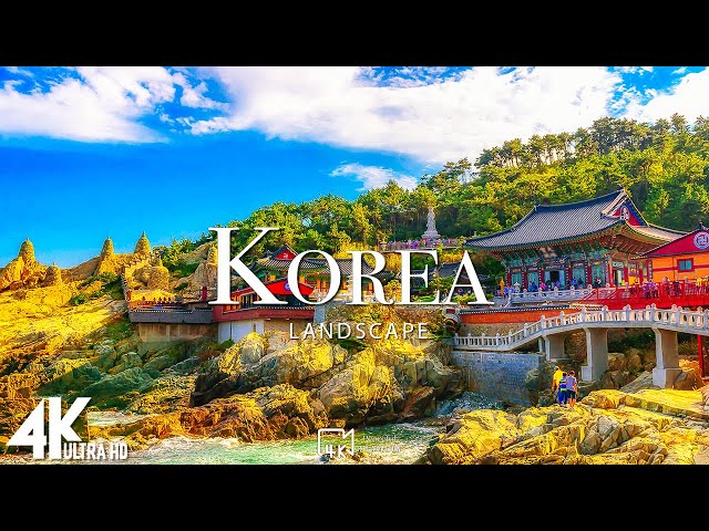 FLYING OVER KOREA (4K UHD) - Relaxing Music Along With Beautiful Nature Videos - 4K Video Ultra HD