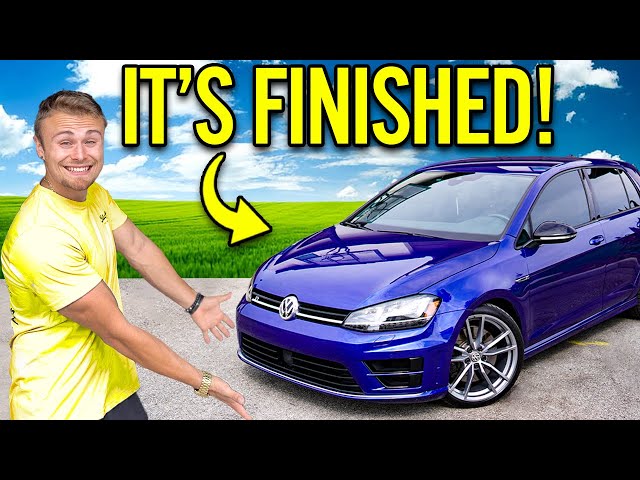 I REBUILT MY WRECKED VOLKSWAGEN GOLF R | FINAL PART