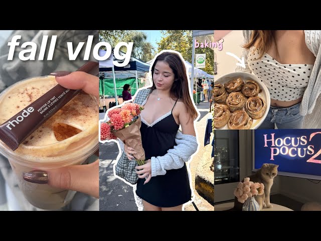 romanticising autumn🎧🍂💌 late october vlog, cozy days in my life, baking & completing my bucketlist