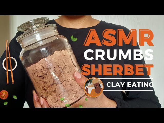 ASMR BROWN CLAY CRUMBS - Short Video (South African Clay)