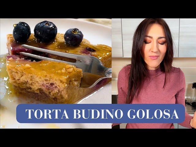 TORTA BUDINO golosa SENZA FARINA - (Ricetta SENZA GLUTINE)