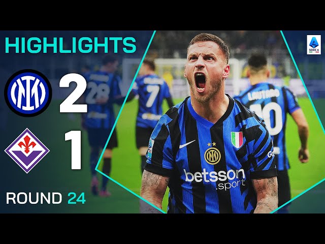 INTER-FIORENTINA 2-1 | HIGHLIGHTS | Arnautovic Winner Ignites Scudetto Race! | Serie A 2024/25