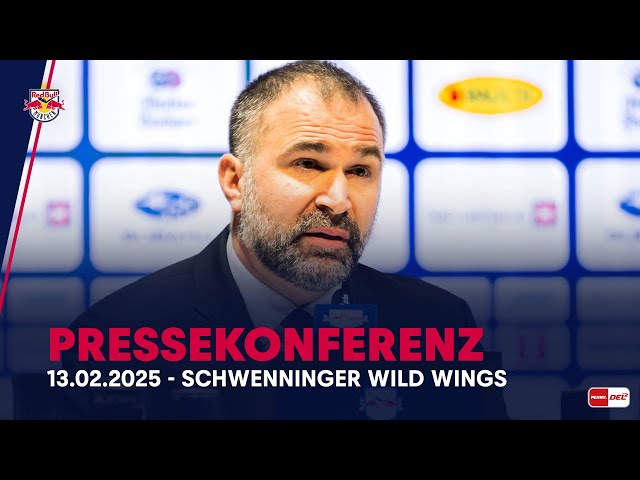 Pressekonferenz: EHC Red Bull München vs. Schwenninger Wild Wings (13.02.2025)