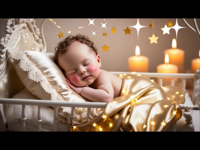 Mozart & Brahms Lullaby 💤 Baby Bedtime Routine | Fall Asleep in 3 Minutes 🎵 Fast Sleep Aid