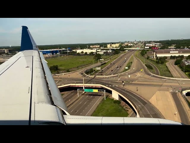 4K - Full Approach into Minneapolis MSP and Taxi to Gate- Delta Airlines E175