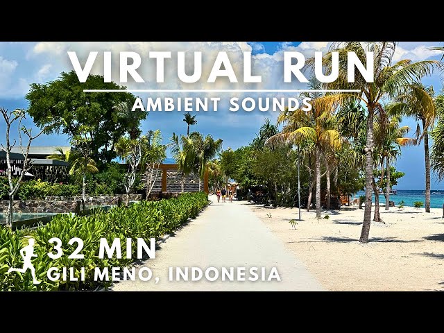 Virtual Running Video For Treadmill on Gili Meno Island #Indonesia #virtualrunningtv #running