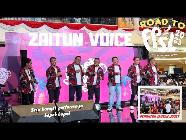 FANCAM ZAITUN VOICE LIVE PERFORM DI ROAD TO FPSL 2023