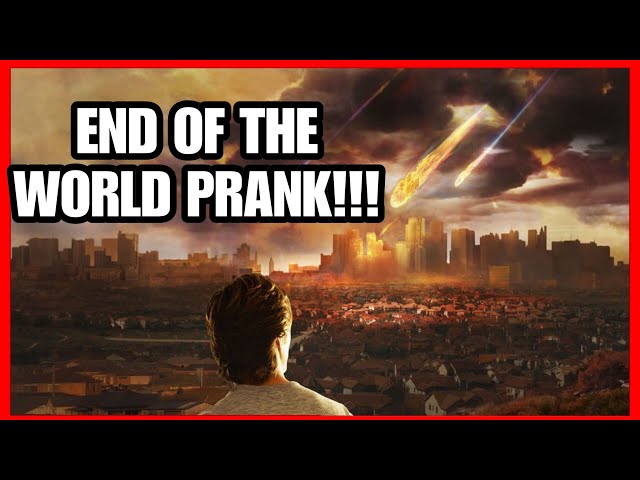 Emergency Broadcast End Of The World Prank!!! 2018