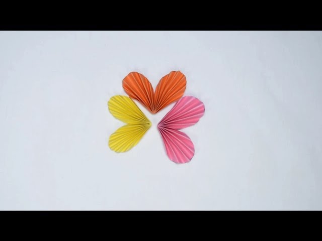 How  to  make  a  paper  heart- Paper Origami