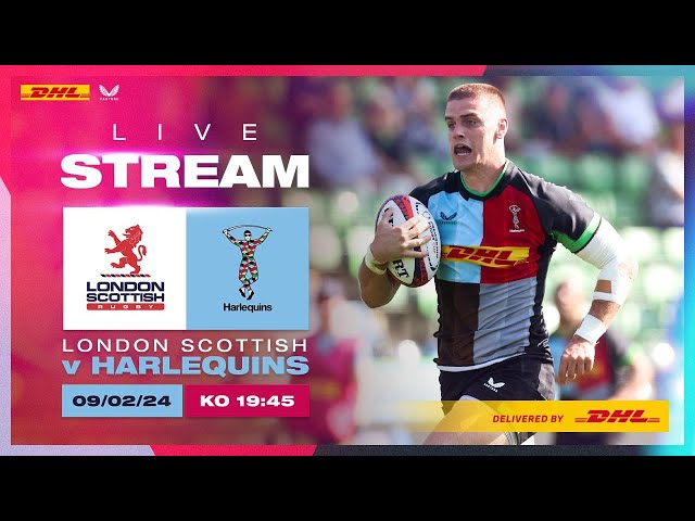 Live Rugby: London Scottish v Harlequins