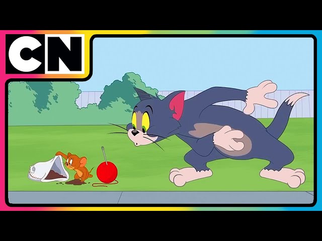 Tom and Jerry 😺🐭| The Cat's Pumping Iron! 💪😼| Cat and Mouse | 90s cartoons | Compilation | @cnindia