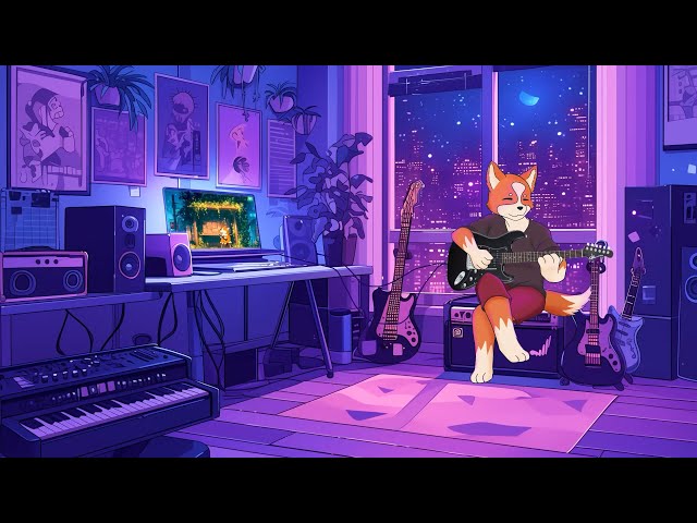 Lonely Night Vibes ️🎸 Lofi Dreamy Vibes ️🎸 Guitar Lofi Songs To Make You Calm Down And Feel Peaceful