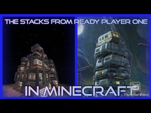 The stacks from Ready player one in Minecraft