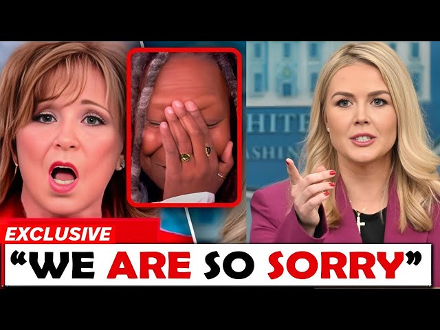 "The View" hosts apologize to Karoline Leavitt for controversial remarks.