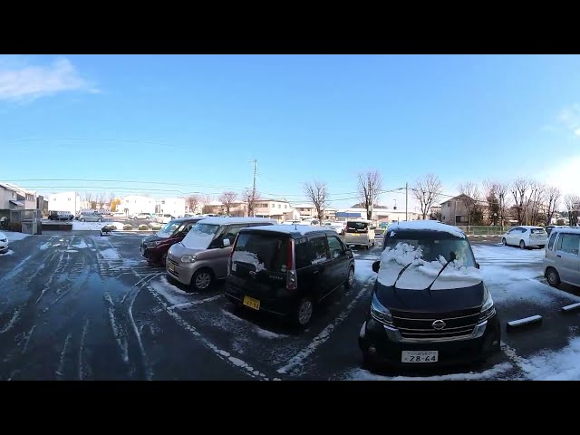 VLOG 90 - Walk to Church after snow (360 video)