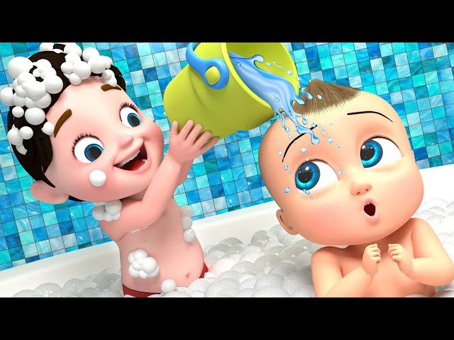 Baby Bath Time Fun Song | Cartoon for kids | Kids Cartoon | Funny Videos for toddlers