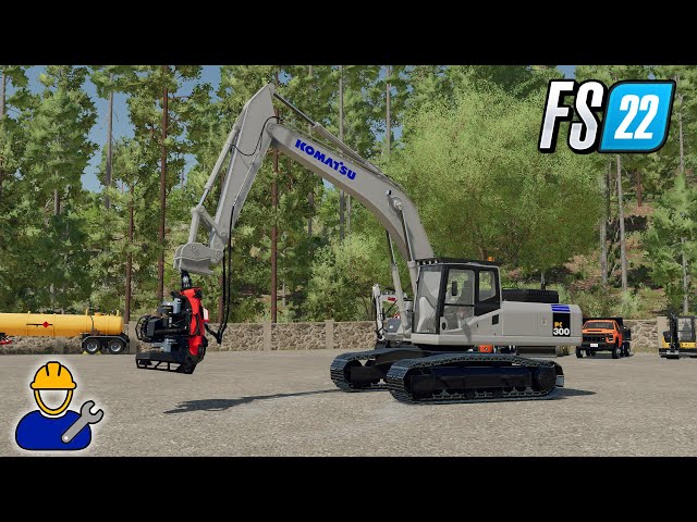 FS Next Modder 🔧 Tune The Komatsu PC 300 🔧 Farming Simulator 22