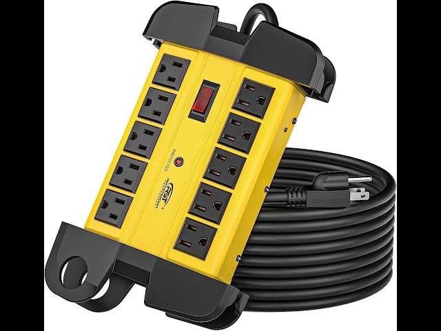 What Makes This 10-Outlet Power Bar with Surge Protector So Special?