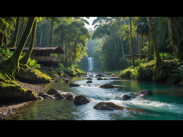 💦 Natural River Sounds for Insomnia and Stress-Free Relaxation Therapy V1