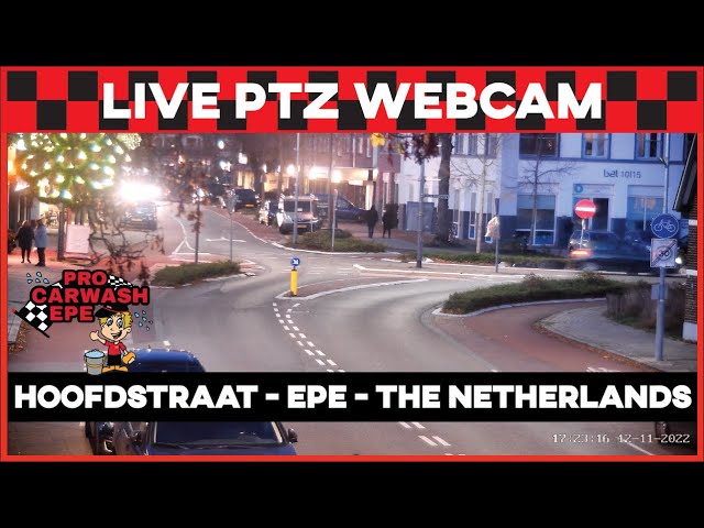 LIVE PTZ WEBCAM | HOOFDSTRAAT - EPE [4K]