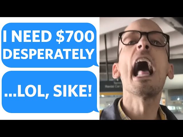 Uncle BEGS ME for $700 dollars out of "DESPERATION"... but instead he USES IT FOR VACATION