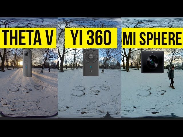 Yi 360 VR vs Mijia Mi Sphere vs Theta V: Video, Photo and Stabilization Comparison