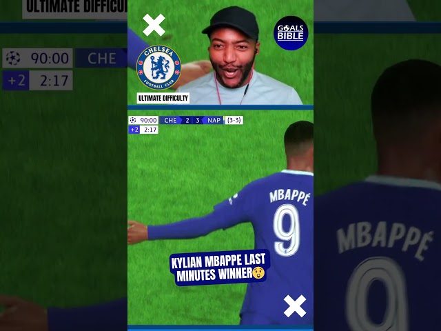 KYLIAN MBAPPE LAST MINUTE GOAL😲 #shorts #fifa23 #fifa