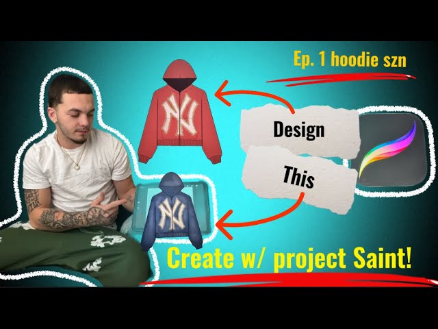 HOW I USE PROCREATE TO DESIGN CLOTHES IN 2025!!