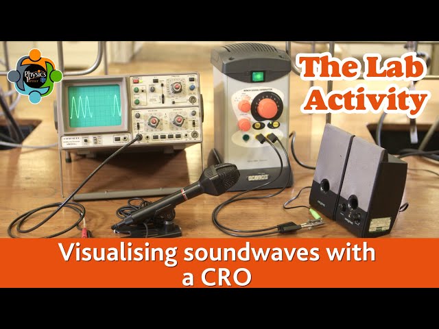 Visualizing sound waves with a Oscilloscope