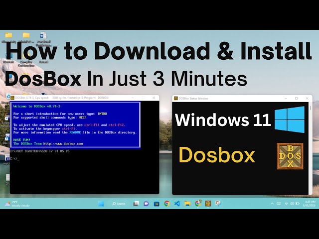 How to Download & Install DosBox In Windows 11 | Setup DosBox | 2023