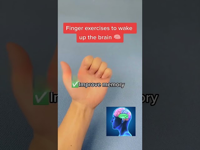 Fingers exercise to wake up your brain. #braingame #memory #aging #brainhealth #exercise