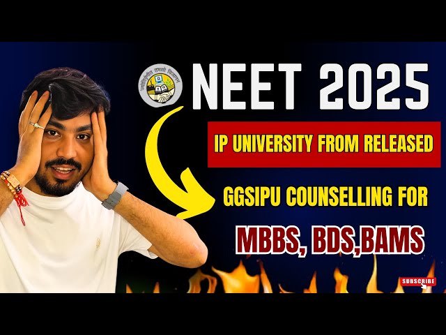 Delhi NEET 2025 | IPU Application Forms Released 😲| MBBS BAMS BHMS Nursing #neet2025 #ipuadmission