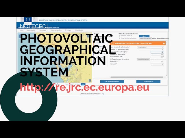 PVGIS How to Calculate Photovoltaic Solar Production. PHOTOVOLTAIC GEOGRAPHICAL INFORMATION SYS...