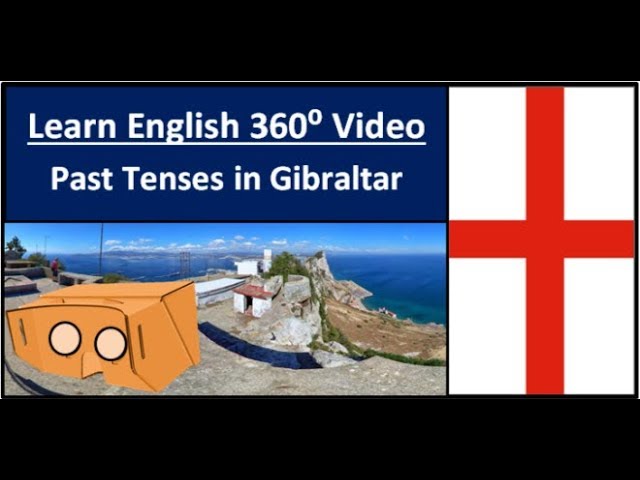 Learn English in VR - Past Tenses in Gibraltar | LinguapracticaVR