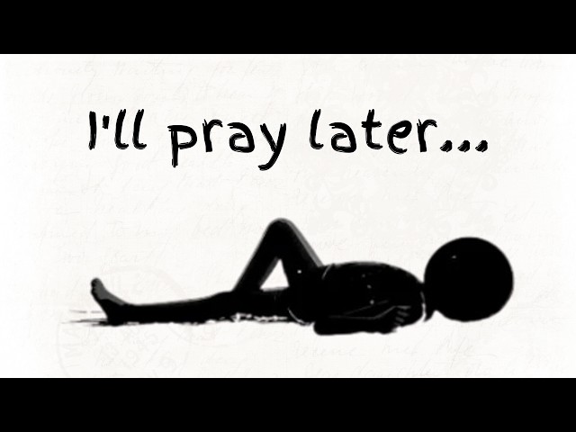 If you're an ambitious believer but lazy in praying, please watch this video