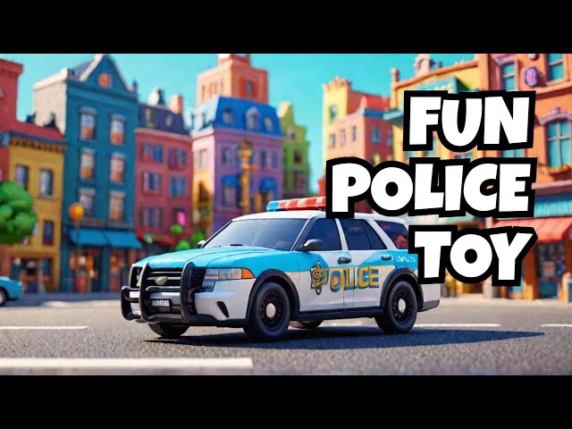 We Played With A Super FUN POLICE CAR TOY!