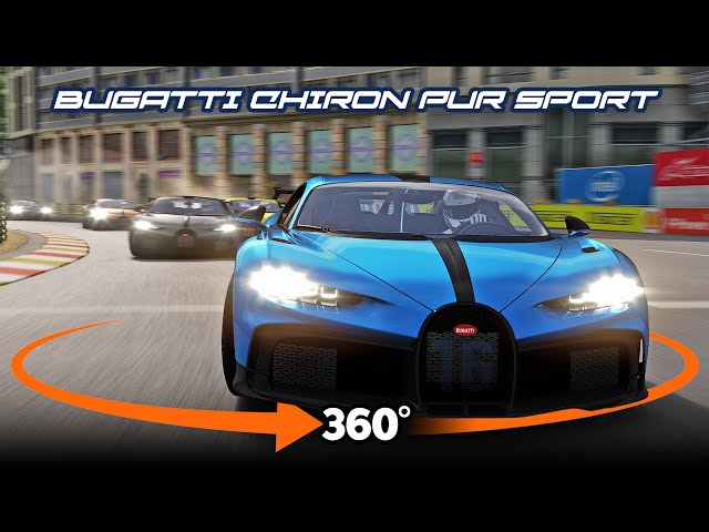 360° Camera POV like to drive A Bugatti Chiron VR Experience #360video #vrvideo #googlecardboard