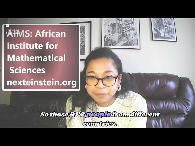 How do you describe AIMS (African Institute for Mathematical Sciences in 60s) alumni answers