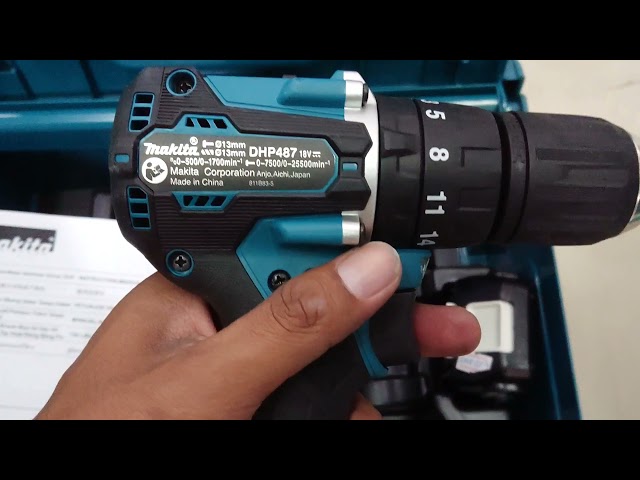 Unbox DHP487RAJ Makita Hammer​ Driver Drill