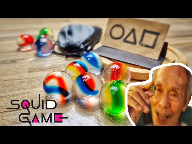 EDIBLE MARBLES  [Squid Game #4 Marbles] | 鱿鱼游戏~可口弹珠