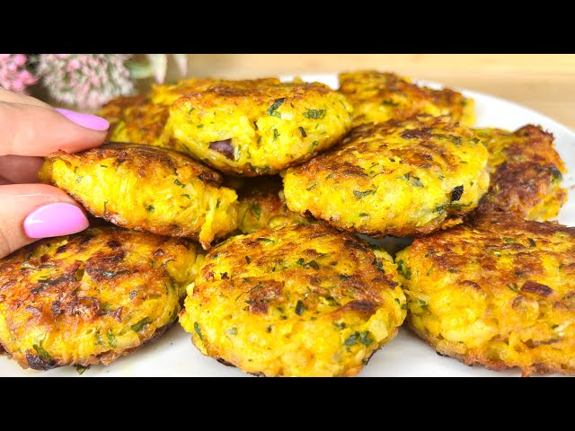 Zucchini potatoes are tastier than meat! Easy and cheap recipe! #ASMR