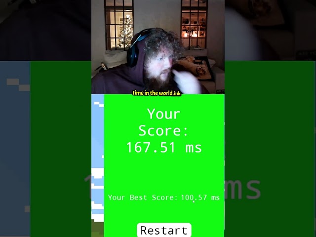 I Got The Fastest Reaction Time World Record! #caseoh #caseohclips #funny #viral #memes