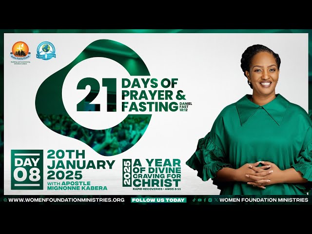 21 Days of Prayer and Fasting 2025 (Day 8)- Holy Spirit.Zechariah 12:10-With Apostle Mignonne Kabera