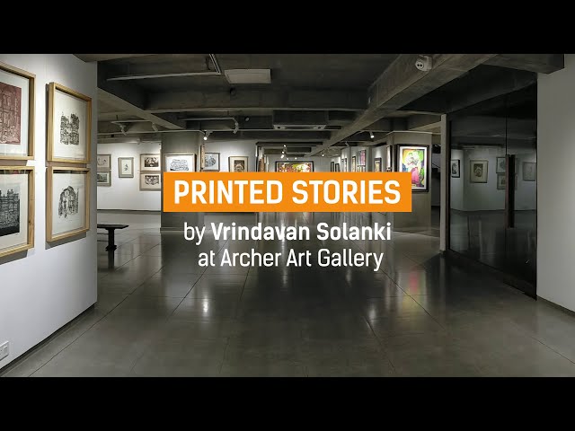 Printed stories - Vrindavan Solanki - Archer Art Gallery - Ahmedabad